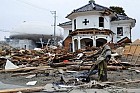 Церковь в Ишиномаки, разрушенная цунами.